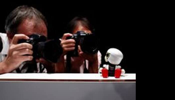 Robot The kirobo mini will respond when it is spoken to toyota robot