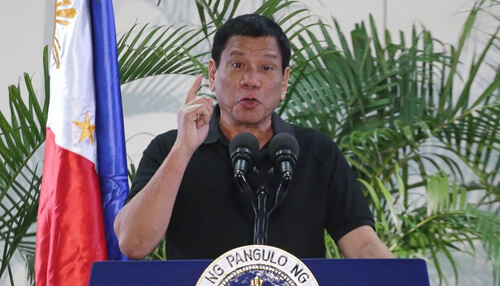 President-elect trump Philippines president rodrigo duterte