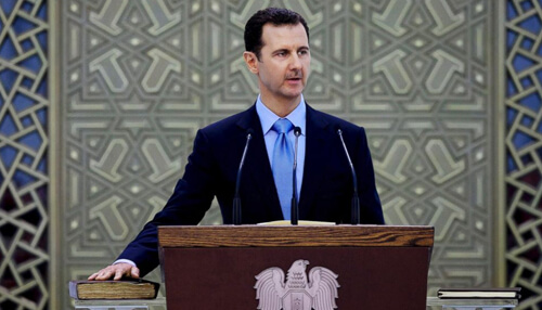 President-elect trump Syrias president bashar assad