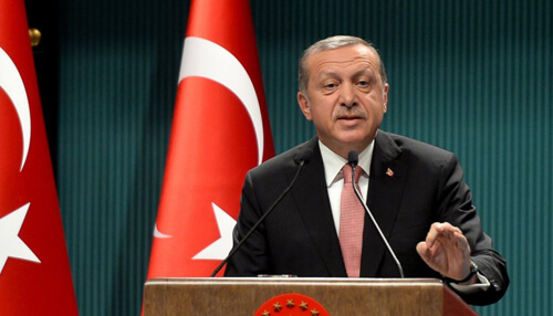 President-elect trump Turkeys president recep tayyip erdogan