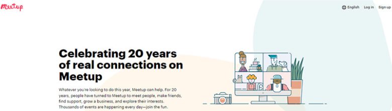 Meetup. Com for startup Meetup page celebrating connections and events that help entrepreneurs meet potential co-founders for their startups.