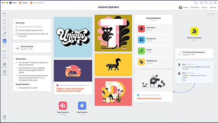 Milanote online collaboration tool Top online collaboration tools for project management-milanote