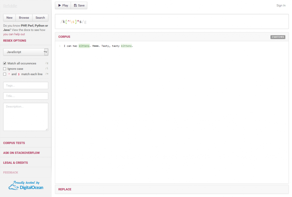 Refiddle Screenshot of the orion cloud-based ide, displaying javascript code with a file directory structure and a pop-up documentation tooltip providing function information.