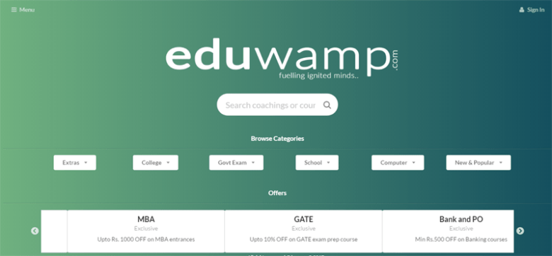 Eduwamp Eduwamp disrupting the way you search for coaching