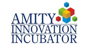 Aii, amity Logo of amity innovation incubator featuring colorful 3d cube blocks, representing institute startup incubators and entrepreneurial innovation.
