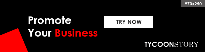Promote your business on tycoonstory media Promote your business banner ad by tycoonstory media designed to advertise services with a bold call-to-action.