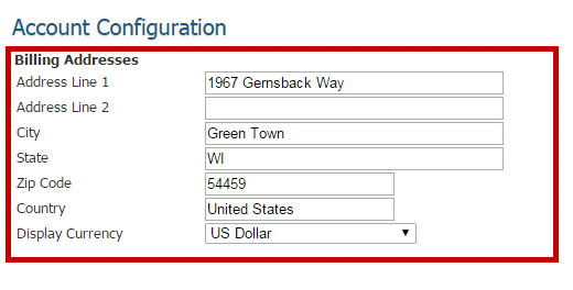About changing address - tycoonstory | tycoonstory media Account settings page displaying billing information for changing address, including street, city, state, and zip code fields.