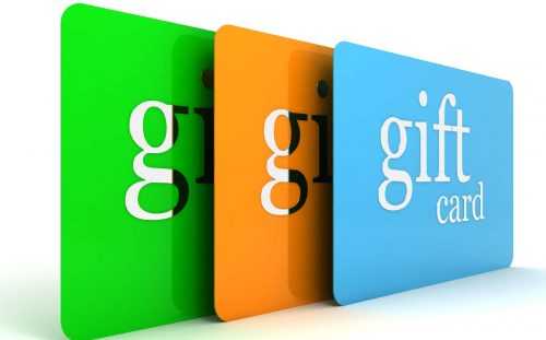 Gift cards- tycoonstory | tycoonstory media Colorful gift cards displayed in a row, showing value-added offerings within merchant services.