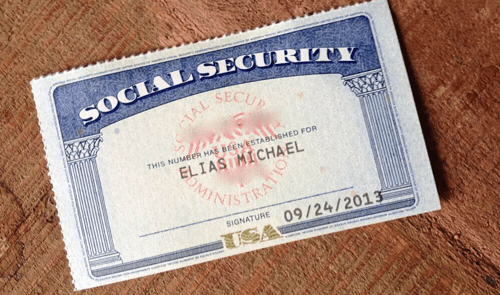 Social security card application Social security card application