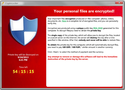 Crypto locker -tycoonstory | tycoonstory media A ransomware alert screen showing a warning that files are encrypted, representing real-world threats that make cyber security essential for all users and industries.