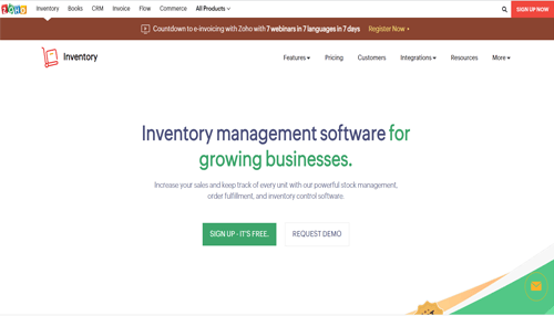 Inventory management tools Zoho inventory management tools