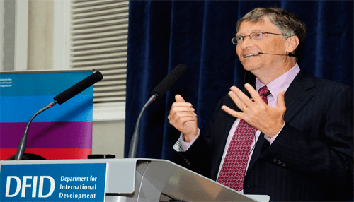 Richest entrepreneurs Business leader giving a professional speech at a conference, representing richest entrepreneurs and global influence in business.