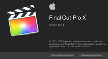 Final cut pro x Final cut pro x video editing software from apple