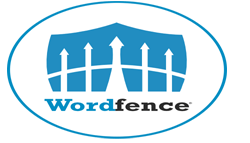Wordfence plugin for protecting your website securely Wordfence security shield logo representing one of the essential wordpress plugins for website protection.
