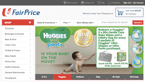 Top online shopping sites in singapore Fairprice on shopping sites in singapore