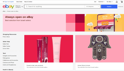 Ebay usa-tycoonstory | tycoonstory media Ebay homepage featuring deals and products, representing trusted online shopping marketplaces.