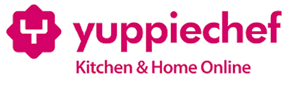 Shopping sites in south africa Yuppiechef logo, an online shopping site in south africa offering kitchen and home products.