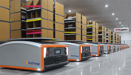 Robotics startup Greyorange robotic systems