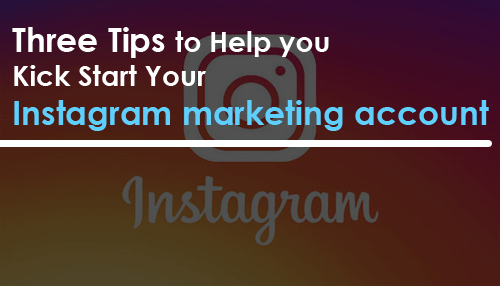 Instagram Marketing Account growth tips banner highlighting strategies to kickstart Instagram promotion, branding, and audience engagement.
