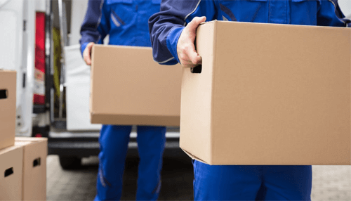 Fort lauderdale Fort lauderdale moving services with trained movers carrying packed boxes during relocation