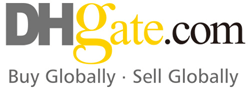 Dhgate. Com logo showcasing the slogan'Buy Globally · Sell Globally,' representing a leading B2B e-commerce platform Dhgate b2b websites