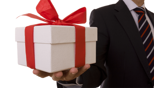 Lockdown Offering gifts to major clients lockdown