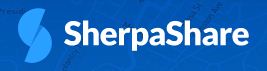 Sherpashare logo -tycoonstory | tycoonstory media Sherpashare logo with blue background and stylized s icon.
