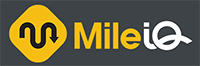 Mileiq logo - tycoonstory | tycoonstory media Mileiq logo with yellow road icon and bold text on a dark background.