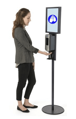 Hand sanitizing stations Hand sanitizing stations