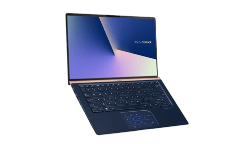 Asus laptop Asus zenbook laptop with sleek design and innovative features for professionals.