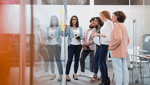 Goal setting Check and discuss the performance on goals with team members