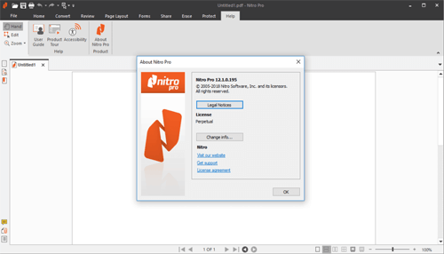 Nitro pro pdf editor-tycoonstory | tycoonstory media Nitro pro software window showing license information – example of free pdf editors software