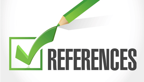 Check with your references- tycoonstory | tycoonstory media Checklist graphic with a reference mark symbolizing software developer job references and professional credibility.