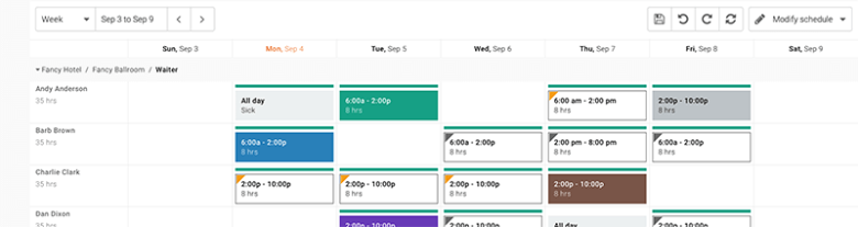 Better support on-demand - tycoonstory | tycoonstory media Employee scheduling and workforce management calendar highlighting coordination and planning through effective internal communications.