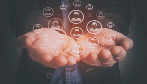 Business challenges Concept of customer and employee management — core business challenges for companies.