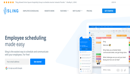 Sling schedule maker Sling best meeting scheduler app
