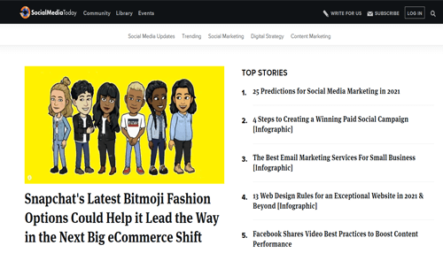 Digital marketing blogs Social media today digital marketing blogs