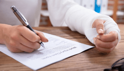 Injured in an accident Injured in an accident