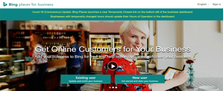 Bing places for business Bing places for business business listing
