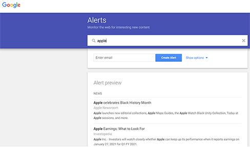Google alerts Google alerts ecommerce automation tools