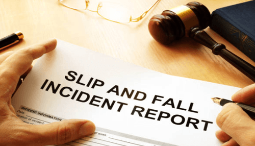 Slip and fall accident report Slip and fall accident report slip and fall accident