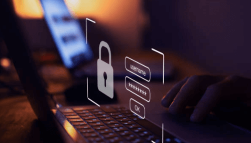 Greater accessibility - tycoonstory | tycoonstory media User entering login credentials on a laptop with security icons, symbolizing protected online payments and secure payouts.