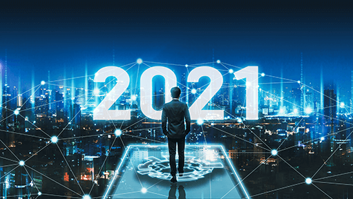 Best marketing tips-tycoonstory | tycoonstory media Marketing results visualization showing a business professional facing a digital cityscape marked 2021, symbolizing data-driven growth and future performance.