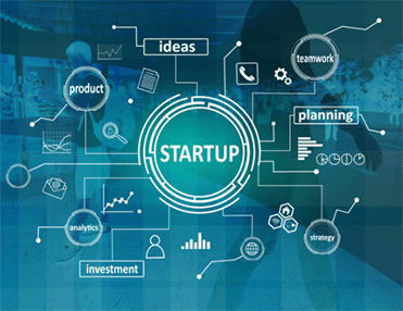 Tips for bootstrapping your business-tycoonstory | tycoonstory media A digital graphic showing the key components of bootstrapping your business, with keywords like'ideas,' 'planning,' 'investment,' and 'strategy' interconnected in a startup context.
