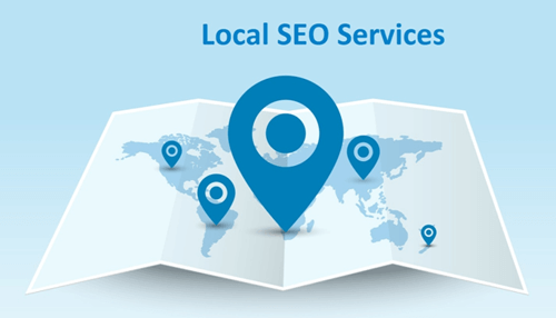 Local seo services -tycoonstory | tycoonstory media Map with location pins representing local seo services and global reach for businesses targeting specific geographic areas.