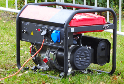 Portable generator -tycoonstory | tycoonstory media Portable generators placed outdoors on grass, showing fuel-powered backup electricity equipment