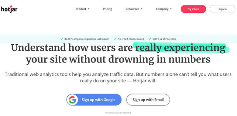 Hotjar web analytics tool-tycoonstory | tycoonstory media Hotjar web analytics tool