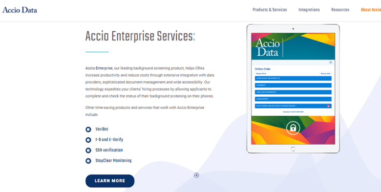 Accio data Accio data highly customizable platform
