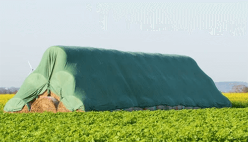 Vinyl tarps-tycoonstory | tycoonstory media Various types of tarps including mesh, canvas, poly, and vinyl, displayed to showcase their diverse materials and uses for outdoor protection.