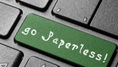 Go paperless Go paperless business eco-friendly